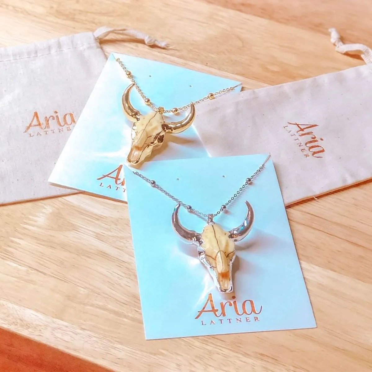 Longhorn Skull Necklace