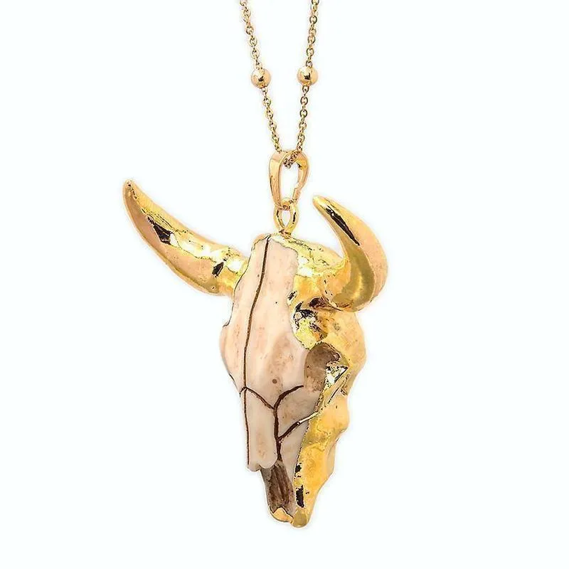 Longhorn Skull Necklace