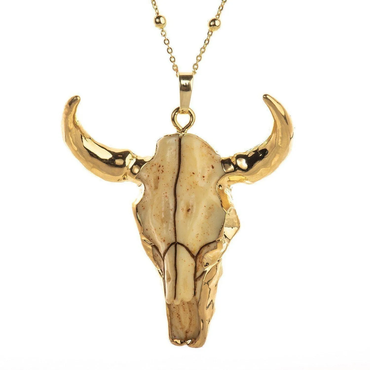 Longhorn Skull Necklace