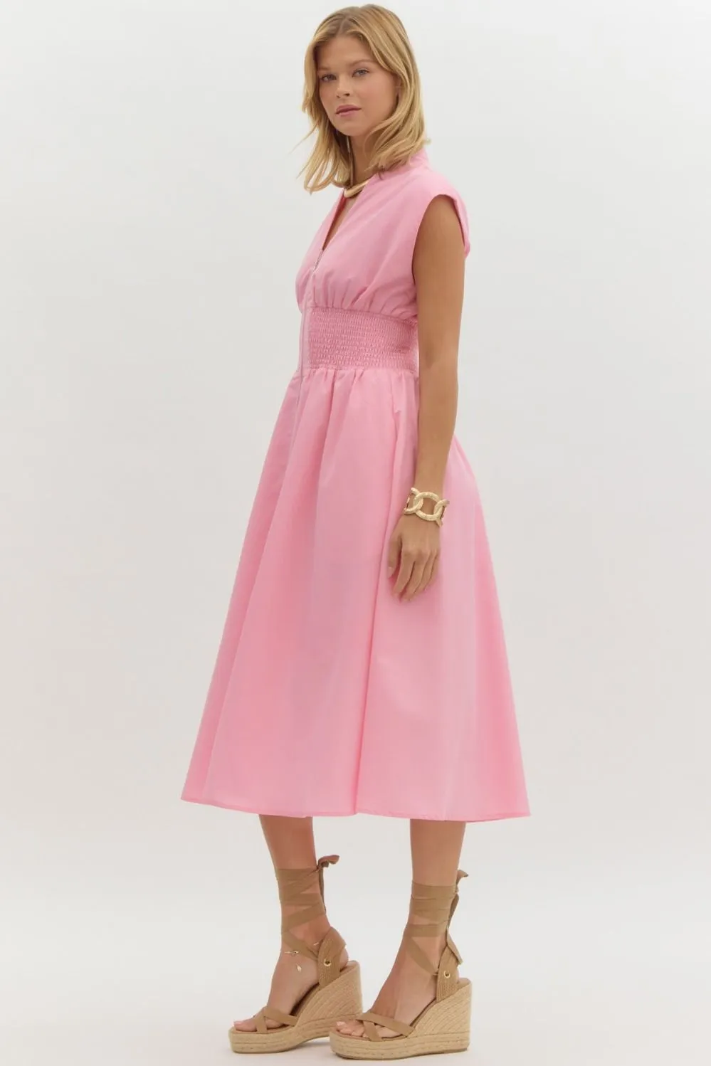 Marylin Maxi Dress - Baby Pink