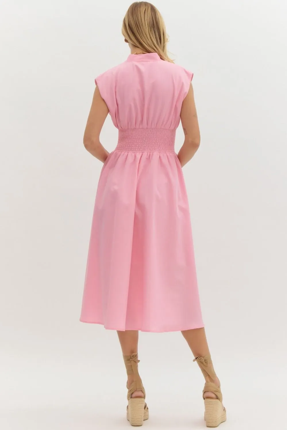 Marylin Maxi Dress - Baby Pink