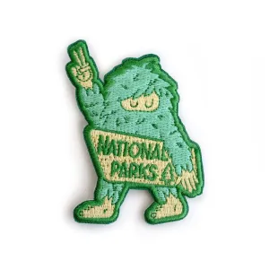 National Parks Sasquatch Iron-On Patch