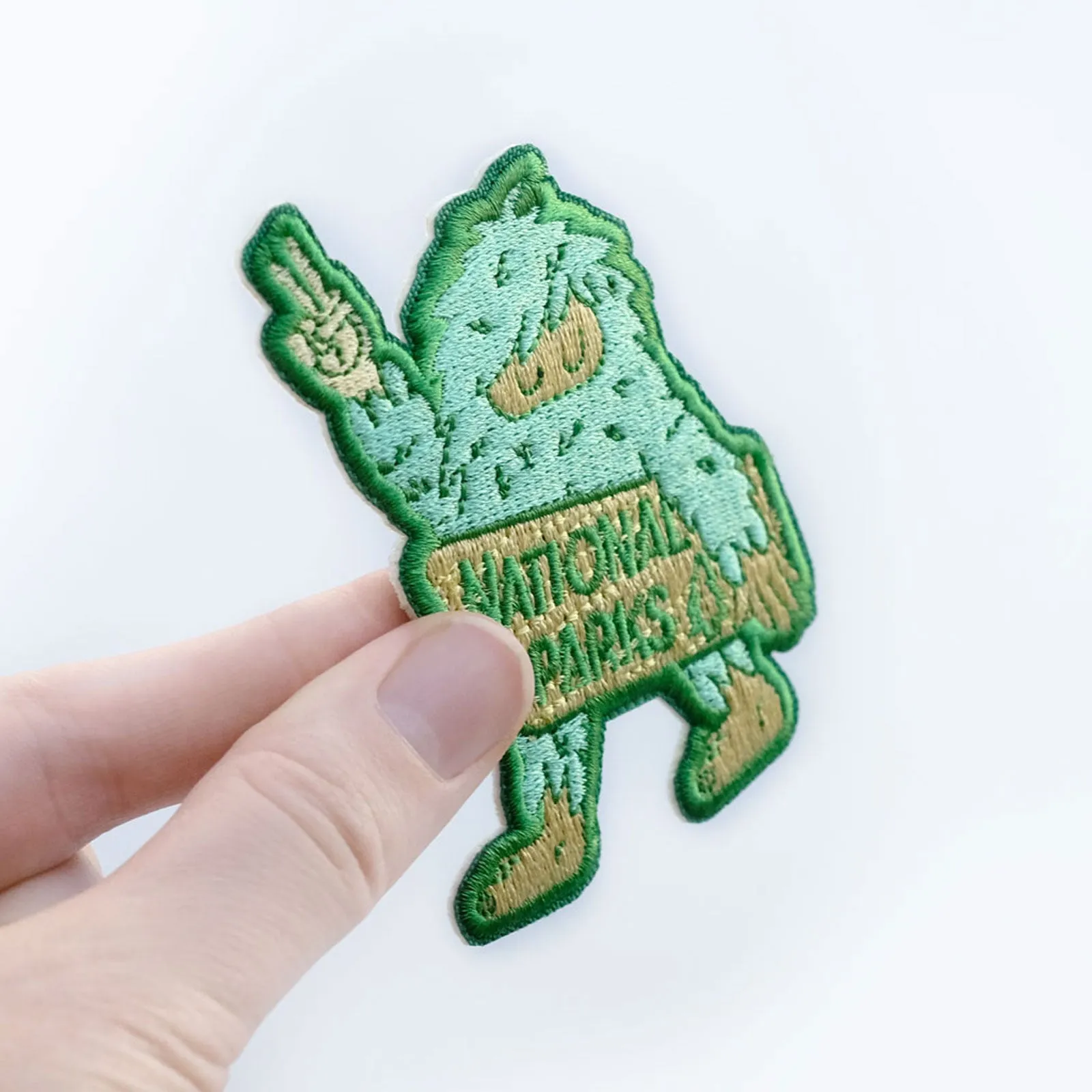 National Parks Sasquatch Iron-On Patch
