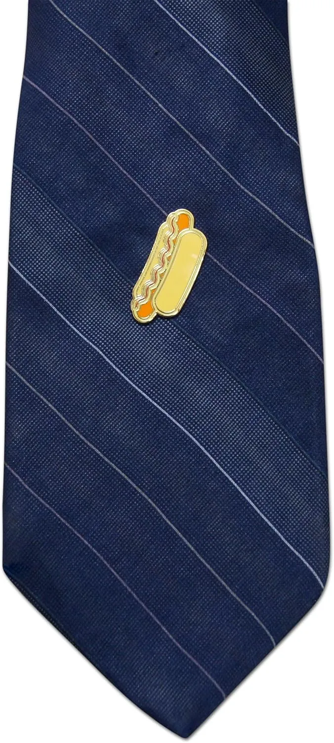 Novel Merk Ice Cream, Pretzel, Pizza & Food Lapel Pin, Hat Pin & Tie Tack Set - with Clutch Back