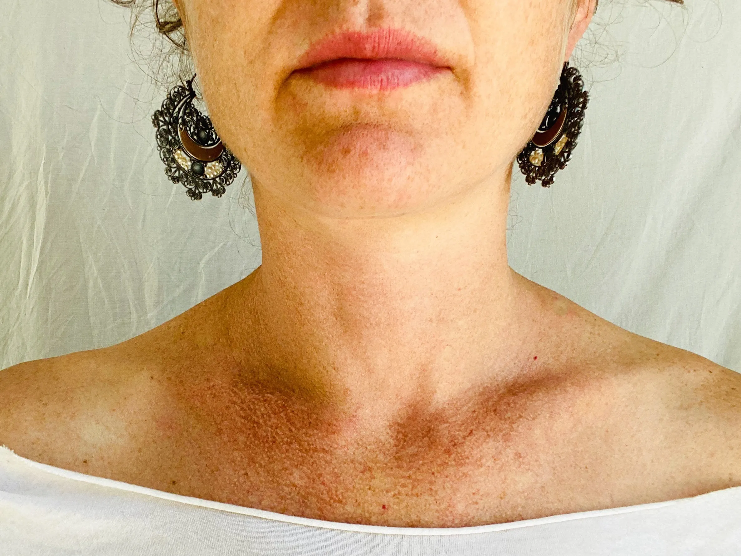 Oaxacan Filigree Earrings. Sterling Silver & Pearl. Mexico. Frida Kahlo