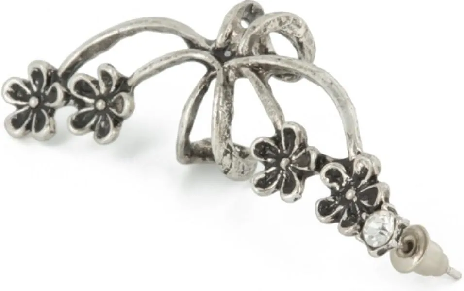 plugs Intricate Floral Wrap Earring & Ear Cuff 52mm Long x 18mm Wide x 8mm Inner Diameter