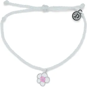Pura Vida Gold or Silver Painted Plumeria Bracelet - Waterproof, Adjustable Band