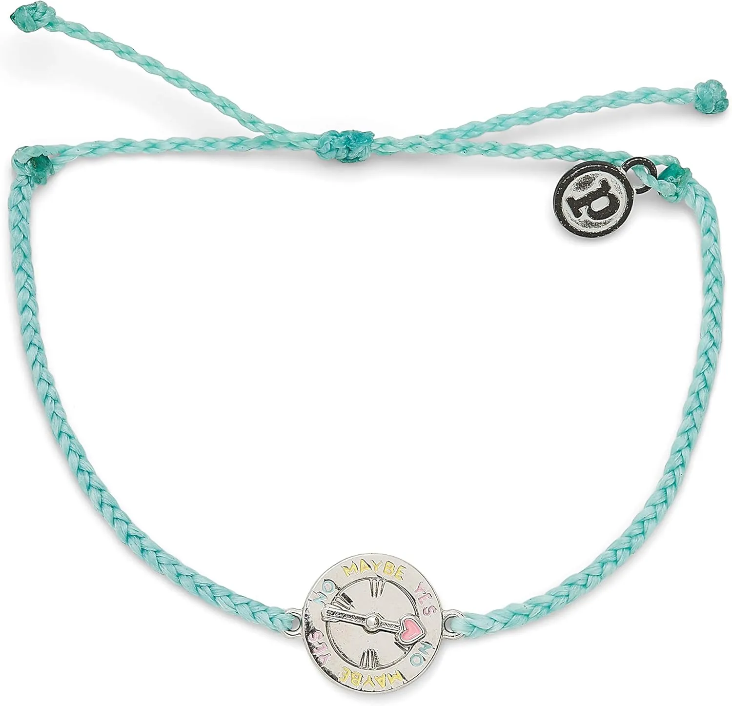Pura Vida Silver or Gold Spinner Bracelet - 100% Waterproof, Adjustable Band - Plated Brand Charm