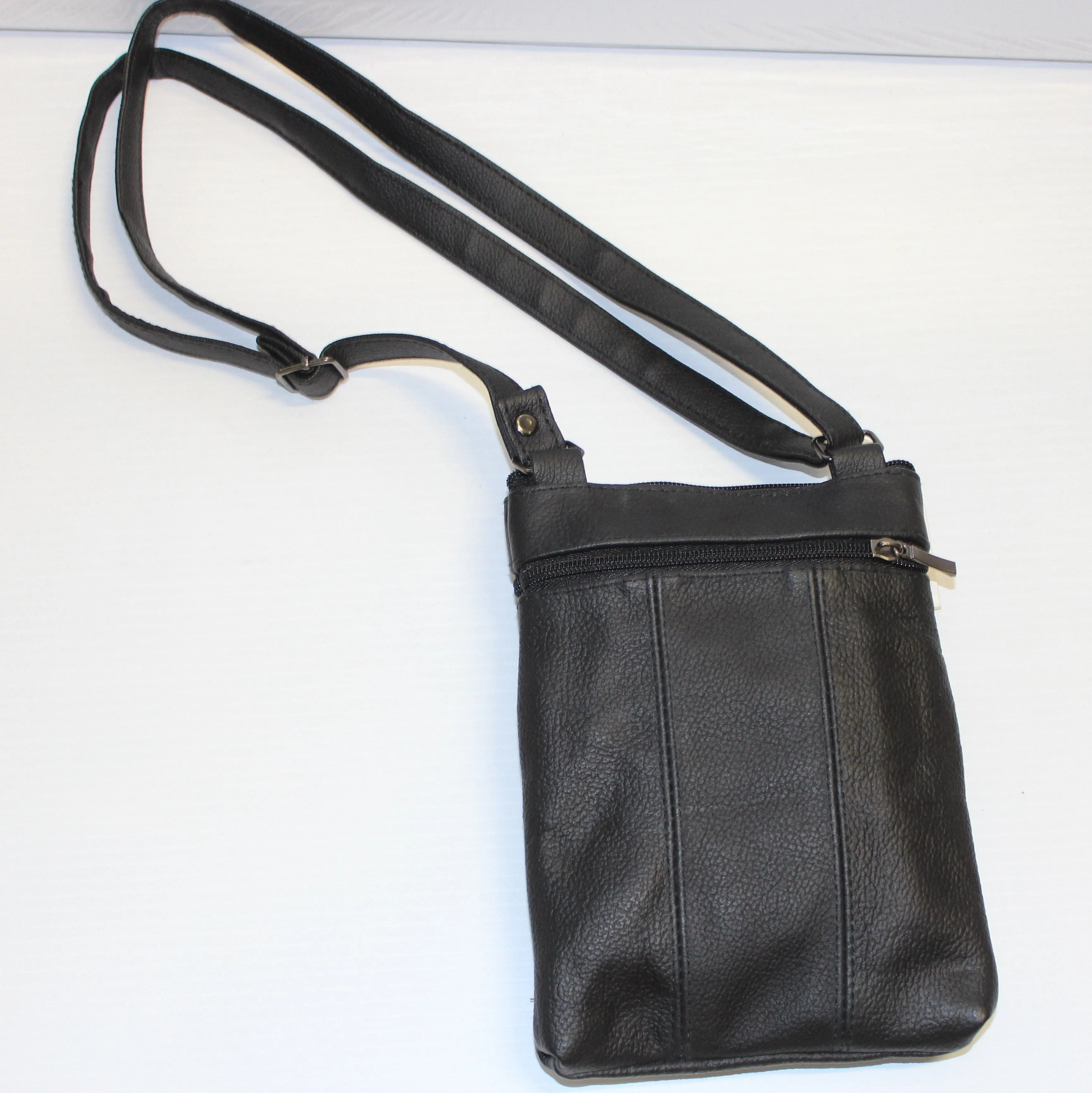Purse - Black Leather small crossbody