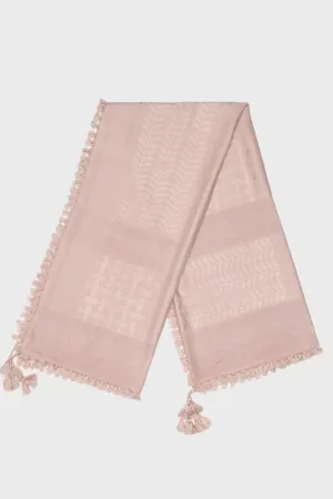 Rose & Cameo Rose Bamboo Keffiyeh Scarf