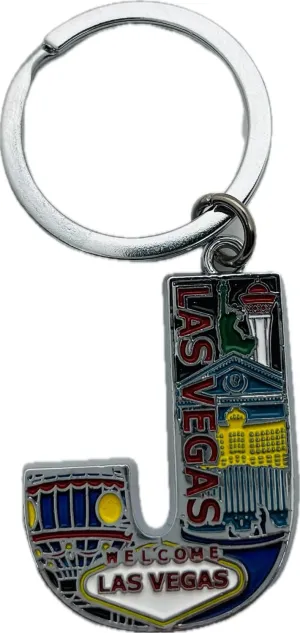 Rubies Las Vegas Landmark Initial Keychain