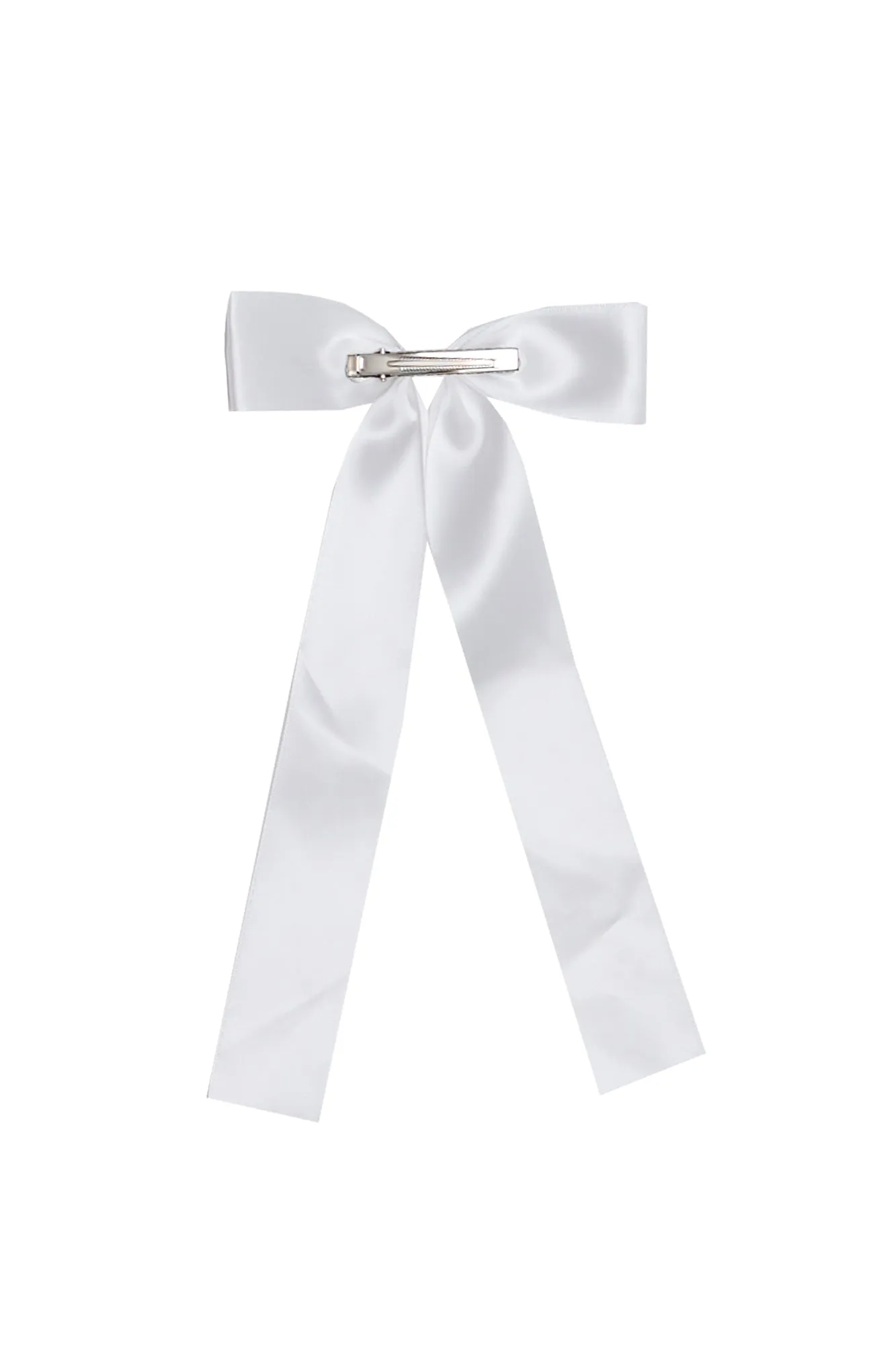 Satin Bow Clip