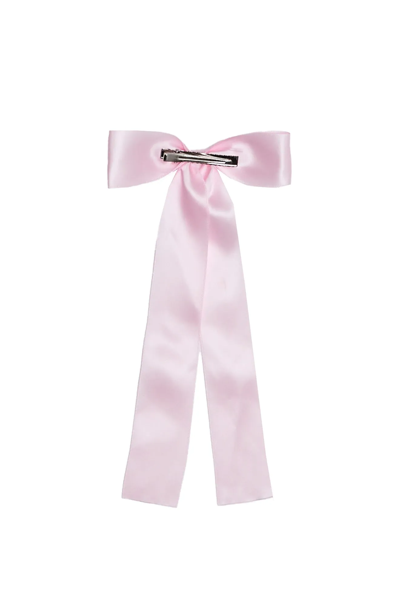 Satin Bow Clip