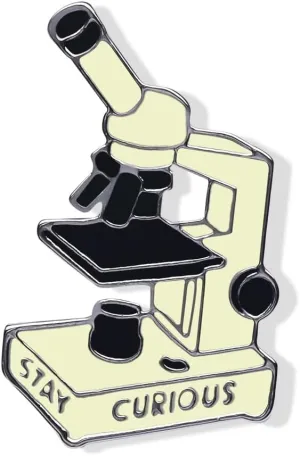 Science and Medical Microscope Brooch,Colorful Enamel Lab Pin Jewelry for Scientists Laboratory Enthusiasts Badge Gifts
