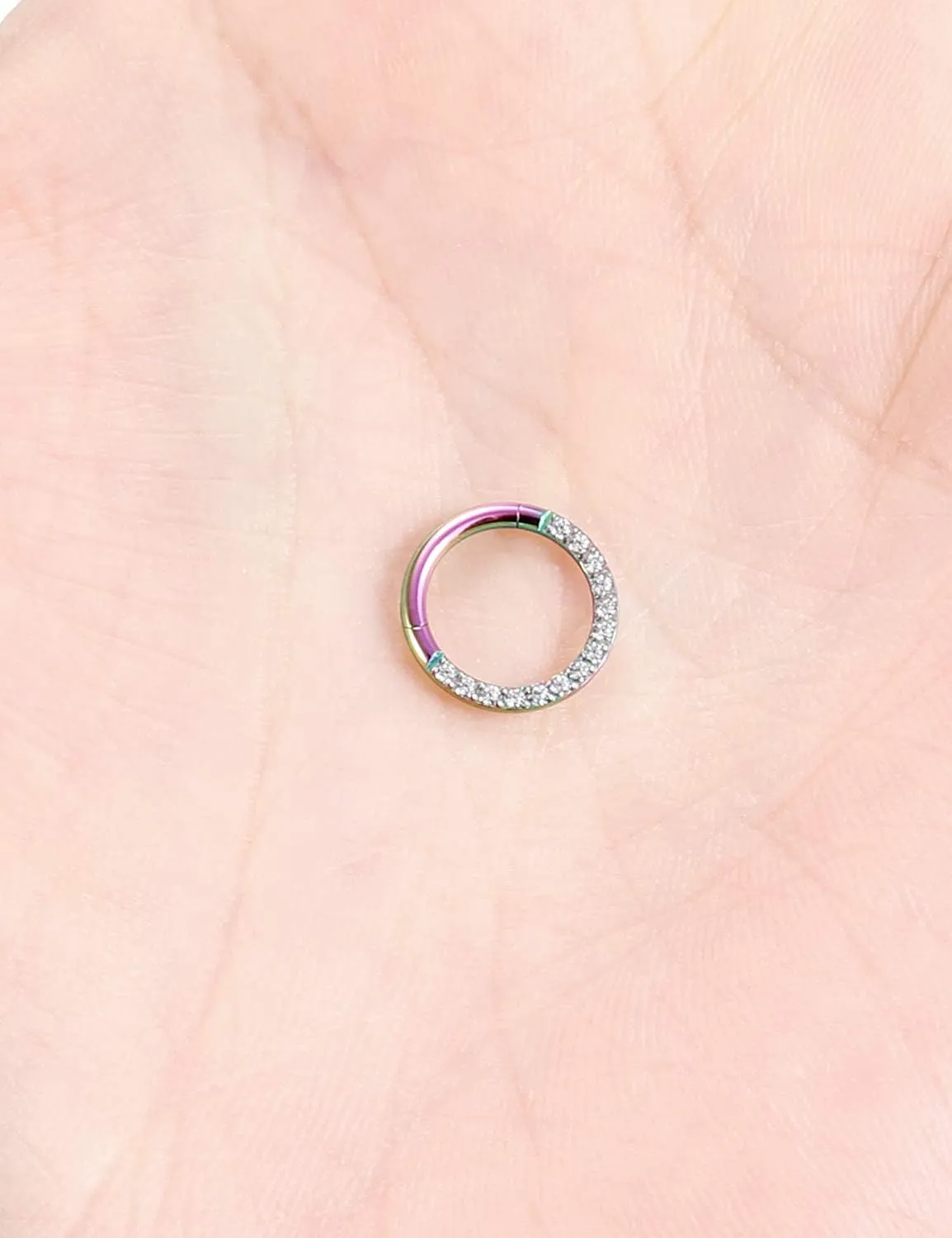 Septum Hoop Rings Piercing Jewelry 16g 8/10mm Daith Helix Earrings for Women Men Hypoallergenic Surgical Stainless Steel