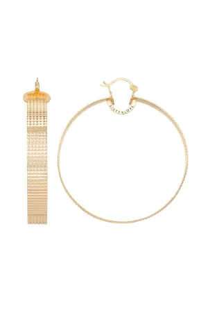 Sister Love Studded Empress Hoops - Large