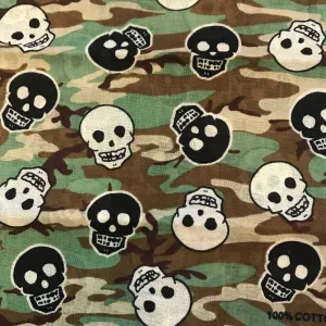 Skulls and Camouflage Bandana