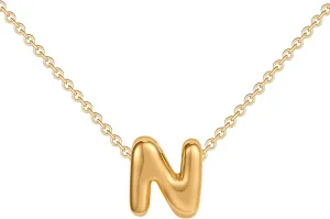 SLOONG Letter Initial Necklace for Women, Dainty Personalized Pendant Name Necklaces, Trendy Jewelry Gifts Alphabet A-Z