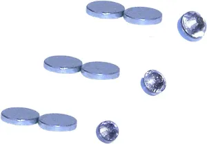 Small 2mm Height Magnetic Nose Stud
