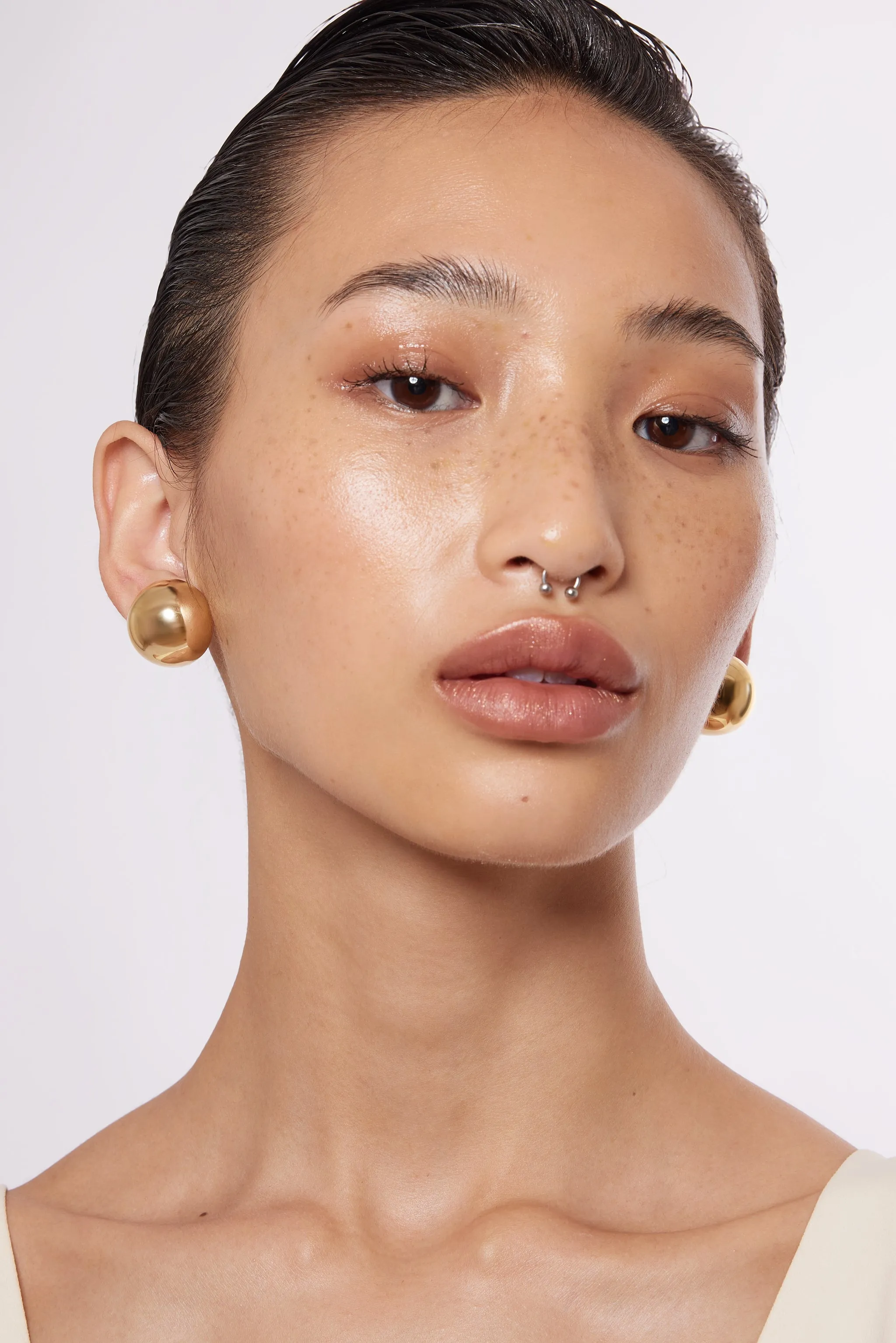 Sphere Gold Vermeil Mega Studs