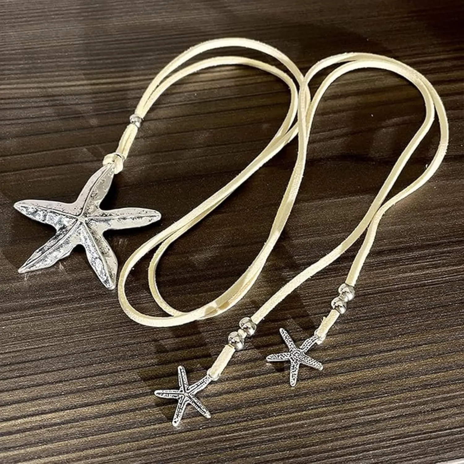 Starfish Necklace Boho Starfish Charm Necklaces for Women Trendy Summer Ocean Necklace Beach Summer Jewelry Gifts