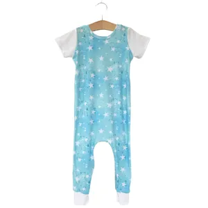 Tie Dye Stars Zip Romper