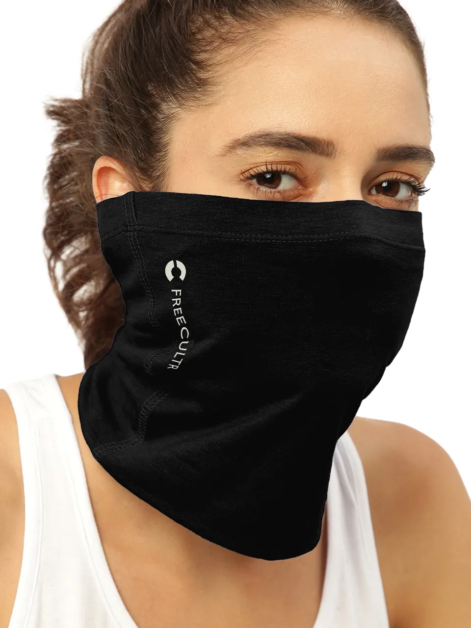 Unisex Organic Bandana Masks - Camouflage Printed with Plain & Printed (Pack of 3)