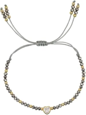 Valentines Day Handmade Boho Heart Star Friendship Beaded Strand Bracelets for Women Charm Adjustable Couples String Rope Braided Bohemia Gold Beads Bracelet Fashion Jewelry Gift
