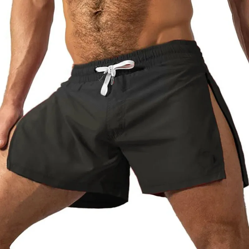 Zippered Stripper Running Shorts