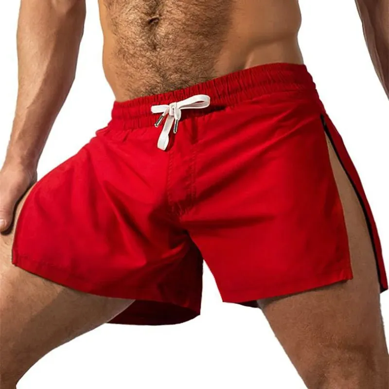 Zippered Stripper Running Shorts